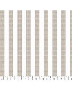 Tricoline Fio Tinto Listrado 230 Bege Forte 50cm x 1,50mt