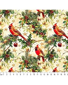 Tricoline Estampa Digital Natal 2024 (Cor 18) 50cm X 1,50mt