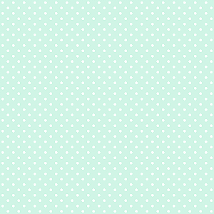 Tricoline Poá Pequeno Branco Fundo Verde Claro, 50cm x 1,50m