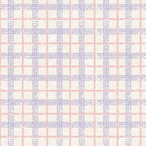 Tricoline Digital Xadrez Voe Alto Menina, 50cm x 1,50mt