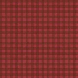 Tricoline Xadrez Surton Vinho, 100% Algodão, 50cm x 1,50mt