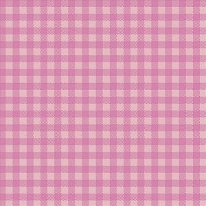 Tricoline Xadrez Surton Rosa Claro, 100%Algod. 50cm x 1,50mt