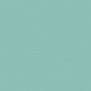 Tricoline Poá Mini Tom Tom Verde Aqua, 100%Alg 50cm x 1,50mt