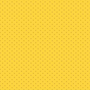 Tricoline Poá Pequeno Tom Tom Amarelo Ouro, 50cm x 1,50mt