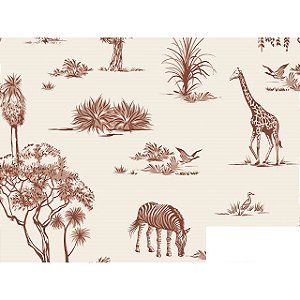 Tecido Tricoline Savana Marrom, 100% Algodão, 50cm x 1,50mt