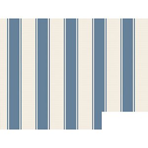 Tecido Tricoline Savana Listrado Azul, 100%Alg 50cm x 1,50mt