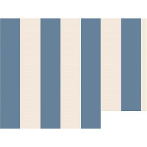 Cotton Linen Listrado G Azul Jeans, 50cm x 1,52mt