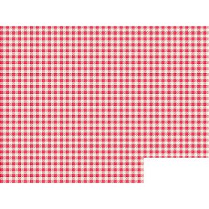 Cotton Linen Xadrez P Cereja 80%Alg 20%Linho 50cm x 1,52mt