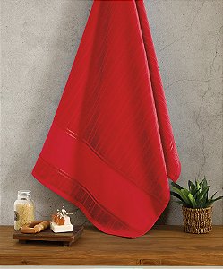 Toalha de Lavabo Artesanalle Vermelho, 30cm x 45cm