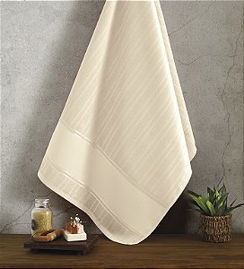 Toalha de Rosto Artesanalle Creme, 50cm x 80cm