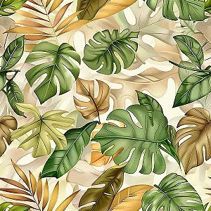 Tricoline Digital Safari Boho 03, 100% Algodão 50cm x 1,50mt