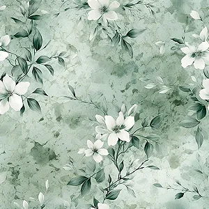 Tricoline Digital Verdejando 01, 100% Algodão, 50cm x 1,50mt