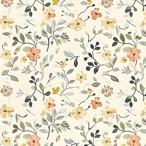 Tricoline Digital Orange Lemonade 4, 100%Alg, 50cm x 1,50mt