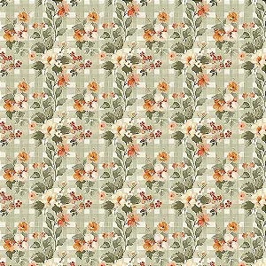 Tricoline Digital Orange Lemonade 1, 100%Alg, 50cm x 1,50mt