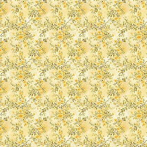 Tricoline Digital Flor Sol De Verão 3, 100%Alg 50cm x 1,50m