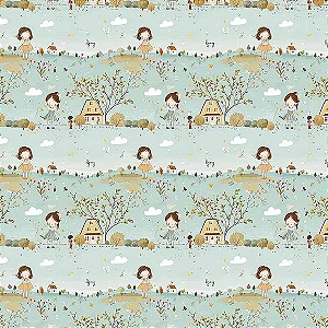 Tricoline Digital Era Uma Vez 2, 100%Algodão, 50cm x 1,50mt