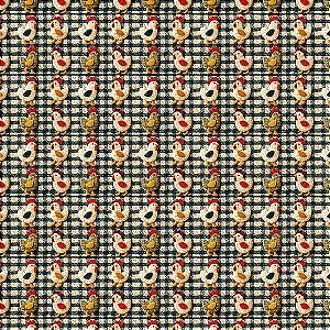 Tricoline Digital Na Fazenda Tem 14, 100%Alg. 50cm x 1,50mt