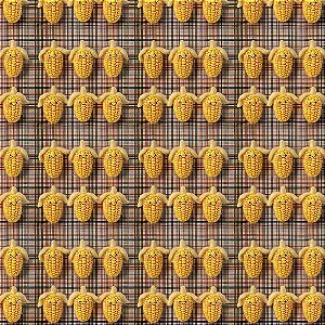 Tricoline Digital Na Fazenda Tem 12, 100%Alg. 50cm x 1,50mt