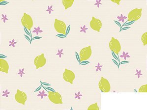 Cotton Linen Frutas 04, 80%Algodão 20%Linho, 50cm x 1,52mt