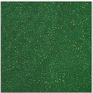 Tecido Tricoline Liso Verde com Dourado, 50cm x 1,50mt