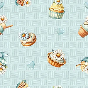 Tricoline Digital Sweeties 2, 100% Algodão 50cm x 1,50mt