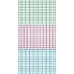 Tricoline Dig. Xadrez Pétalas de Amor, 100%Alg. 50cm x 1,50m