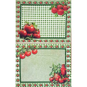 Tricoline Digital Jogo Americano Tomates, 50cm x 1,50mt