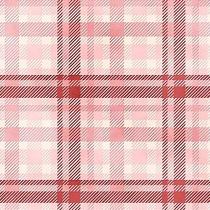 Tricoline Digital Xadrez Berry 2, 100% Algodão, 50cm x 1,50m