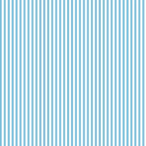 Tricoline Mini Listrado Peri Azul Bebê, 50cm x 1,50mt