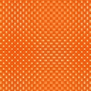 Tricoline Poá Peri Branco Fundo Laranja, 50cm x 1,50mt