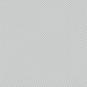 Tricoline Poá Pequeno Branco F. Cinza Claro 50cm x 1,50mt