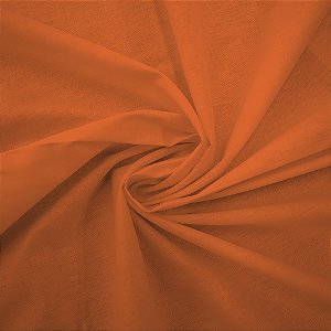 Tecido Tricoline Liso Peri Laranja, 100%Algod. 50cm x 1,50mt