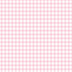 Tecido Tricoline Xadrez Peri G Rosa Bebê, 50cm x 1,50mt