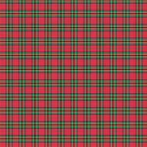 Tricoline Xadrez Fio Tinto Natal 1033, 100%Alg 50cm x 1,50mt