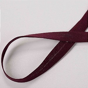 Viés de Algodão Vinho - Destaque - 24mm - Peça 50mt