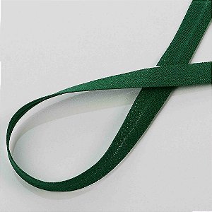 Viés de Algodão Verde Bandeira - Destaque - 24mm - Peça 50mt