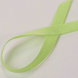 Viés de Algodão Verde Fluor - Destaque - 24mm - Peça 20mt