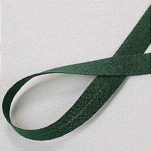 Viés de Algodão Verde Amazonas - Destaque - 24mm - Peça 20mt