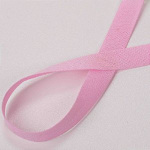 Viés de Algodão Rosa Claro - Destaque - 24mm - Peça 20mt