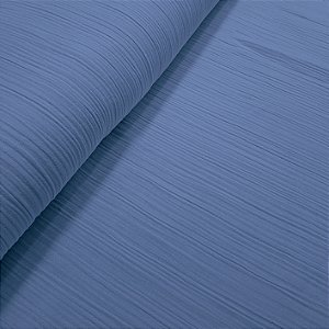 Tecido Cotton Plissato Azul Jeans, 100% Algodão, 50cmx1,30mt