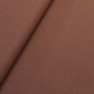 Tricoline Pele de Boneca Ibi Marrom, 100% Alg, 50cm x 1,50mt