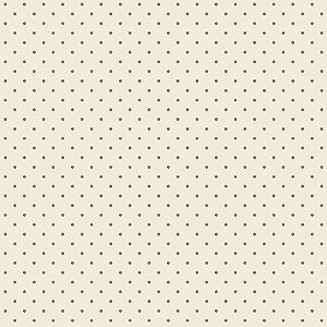 Tricoline Digital Poá Verde F. Creme, 100%Alg. 55cm x 1,50mt
