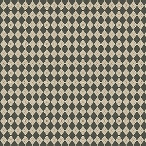 Tricoline Digital Xadrez Clássico, 100%Algodão 50cm x 1,50mt
