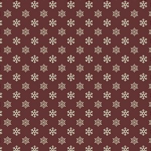 Tricoline Digital Noel Flocos de Neve, 100%Alg 50cm x 1,50mt