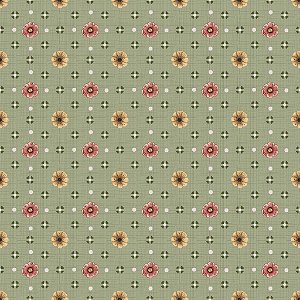 Tricoline Digital Micro Flores Alegria Eucalipto, 50cmx1,50m