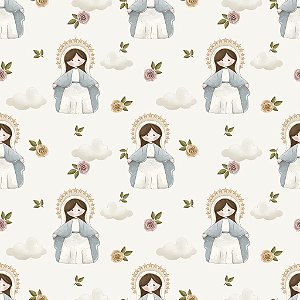 Tricoline Digital Nossa Senhora das Graças, 50cm x 1,50mt