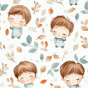 Tricoline Digital Meninos, 100% Algodão, 50cm x 1,50mt
