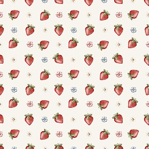 Tricoline Digital Mini Moranguinhos, 100%Alg., 50cm x 1,50mt