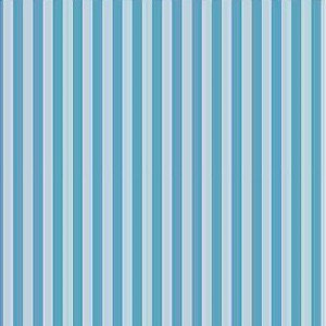 Tricoline Listrado Tom Tom Azul, 100% Alg. 50cm x 1,50mt