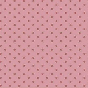 Tricoline Poá Tom Tom Rose, 100% Algodão, 50cm x 1,50mt